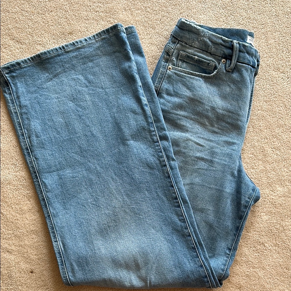 Good American. Women's wide leg jeans